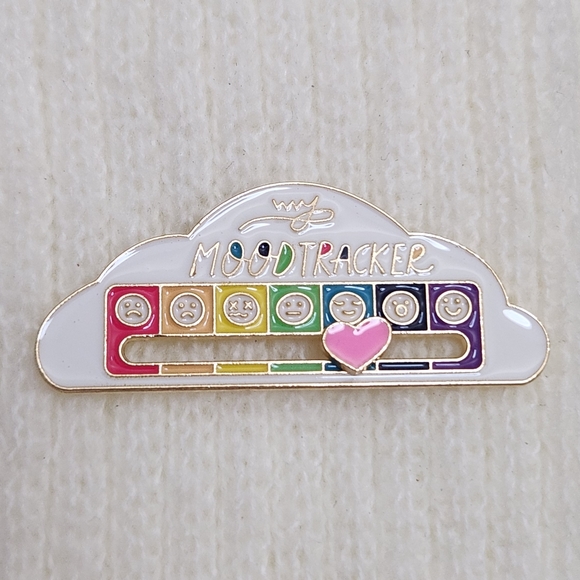 Mood Tracker Enamel Pin - Picture 2 of 3